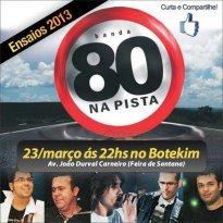 Ensaios da Banda 80 na Pista - Agora no Botekim - Sábado 23 de Março