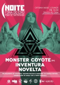 Noite Fora do Eixo - Dia 29 de março, às 21 horas, no Offsina Music Lounge