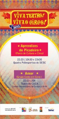 Viva o Teatro e Viva o Circo - Cia Cuca de Teatro