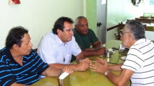  Ildes Ferreira almoçou com o presidente do PMDB de Feira