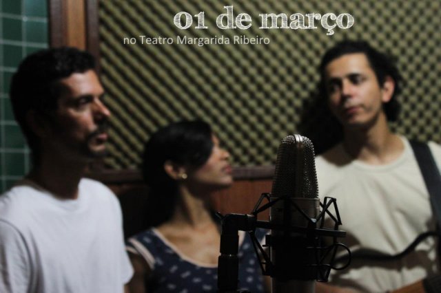 Leno, Marcel e Camila no Margarida Ribeiro