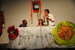 Reginaldo Tracajá, Celismara Gomes e professora Ana Rita Neves