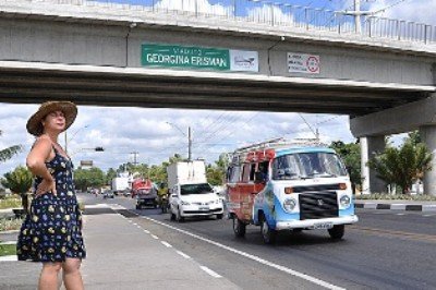 Viaduto Georgina Erismann está pronto